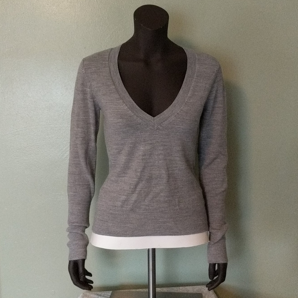 Deep V Sweater